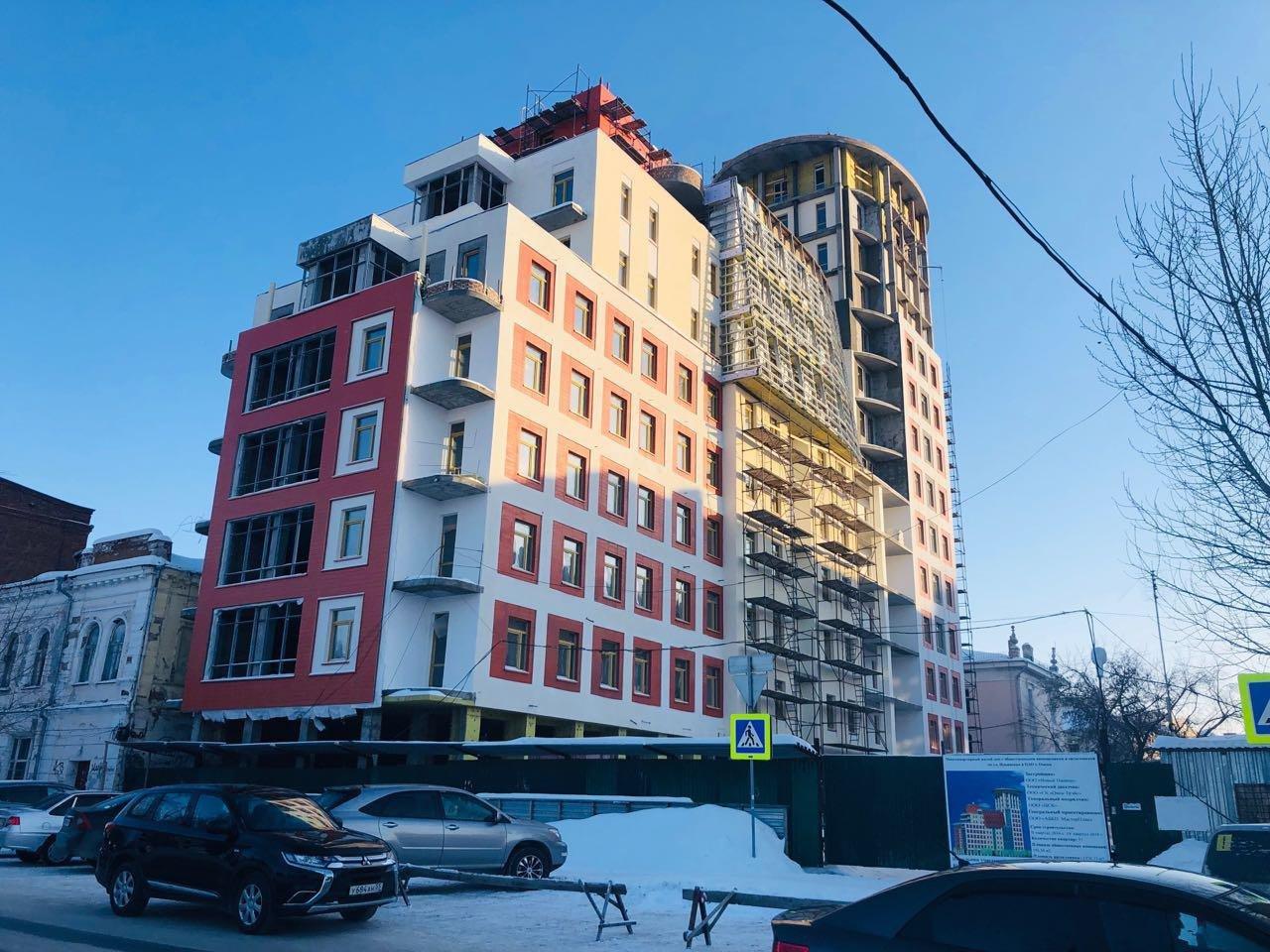 строящийся жилой комплекс Омск-Трэйс фото 1